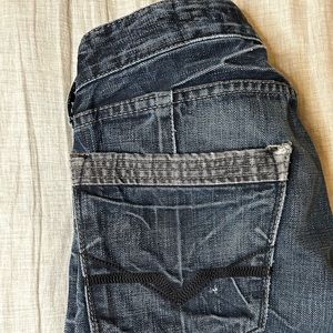 GUESS Deviator Narrow Leg Dark Wash Jeans